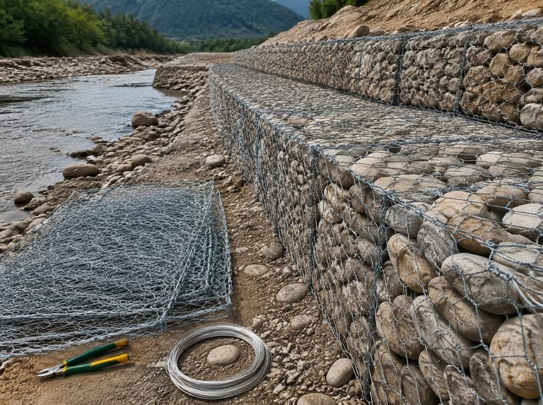 宁南县河道边坡石笼网